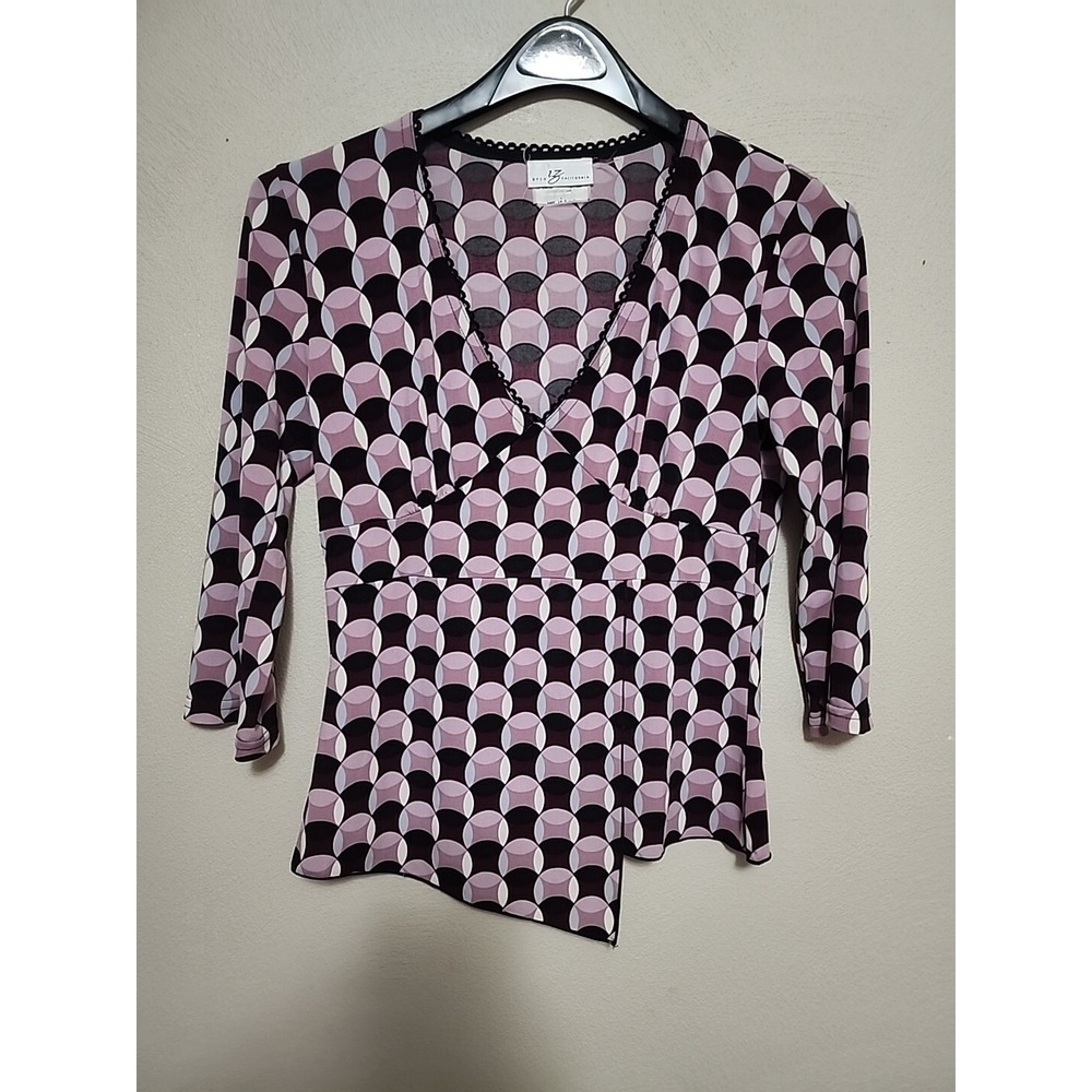 Vintage Y2K Byline Byer California Fairy dot Top Grunge Whimsigoth Size L USA‎